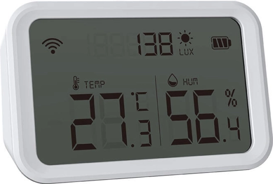 Senzor temperature i vlage s zaslonom i Wi-Fi povezivanjem
