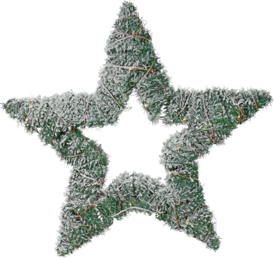 Vjerna imitacija zasniježene grančice