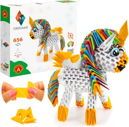 ALEXANDER 3D origami – jednorog, 656 dijelova