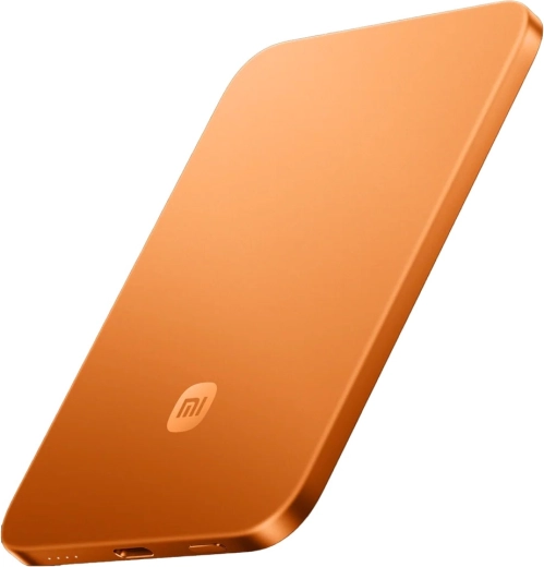 Ultratanak magnetski powerbank 5000 mAh 15 W narančasti