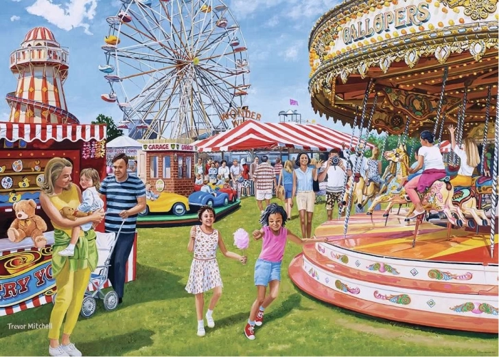 Ravensburger puzzle Vintage Fairground Fun, 1000 dijelova