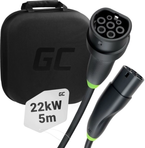 Punjački kabel za električna vozila GC Snap, 22 kW, 5 m, Tip 2