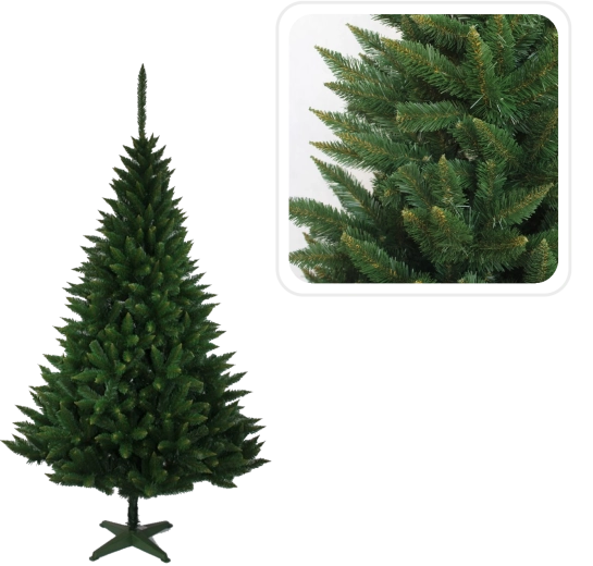 Umjetno božićno drvce srebrna smreka 120 cm