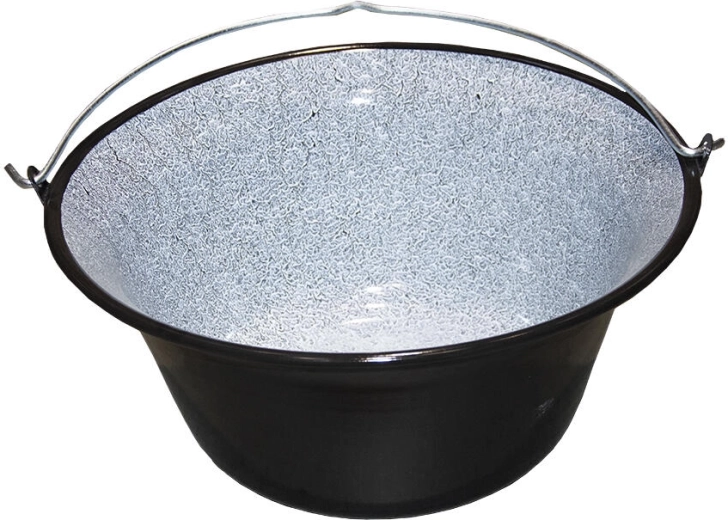 Kotlík 22 l od emajliranog čelika – crni