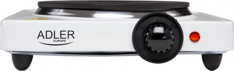 Električna jednostruka kuhala ploča ADLER 1500 W, bijela