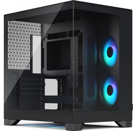 Pop 2 Vision crno RGB gamersko PC kućište s panoramskim staklom