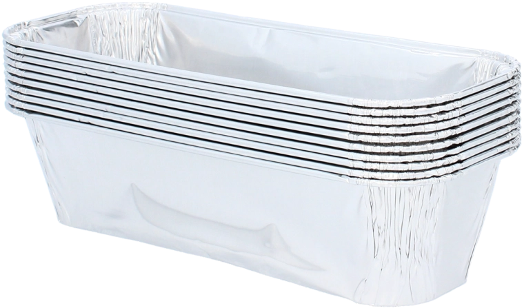 Set jednokratnih aluminijskih kalupa 24 × 10 × 6 cm, 10 kom