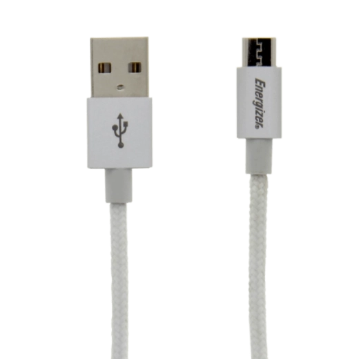 Energizer kabel za punjenje i sinkronizaciju microUSB 1,2 m bijeli