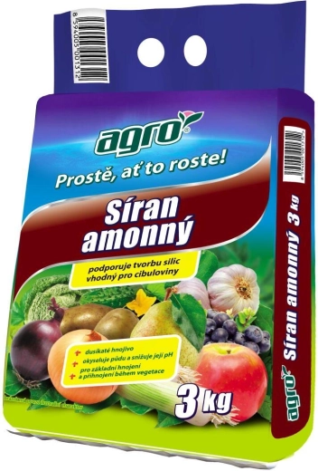 Amonijev sulfat gnojivo 3 kg AGRO