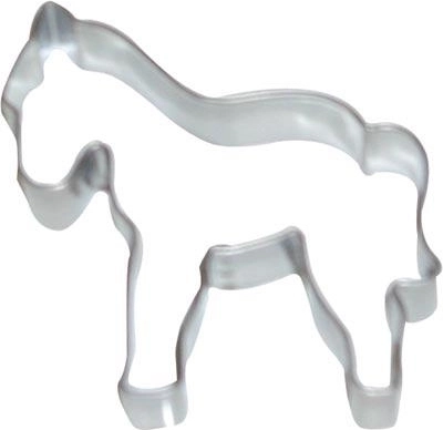 Rezač za kolače od nehrđajućeg čelika – konj (set 10 kom)