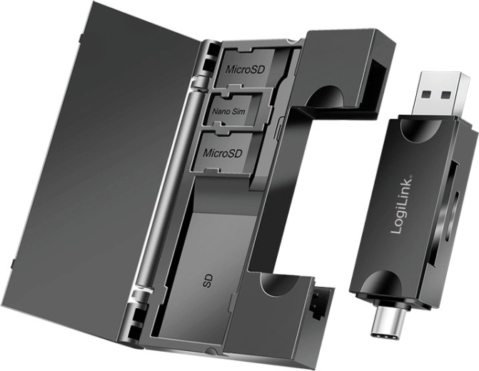USB 3.2 Gen 1 čitač kartica sa SD i microSD utorima