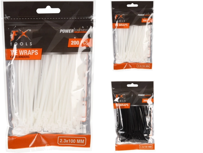 Set najlonskih vezica 10 cm – 200 kom