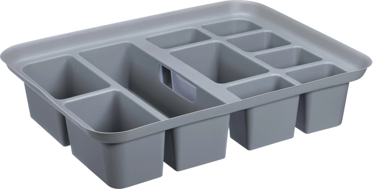 Organizator PROBOX, 35,4 × 10,5 × 46,4 cm, sivi