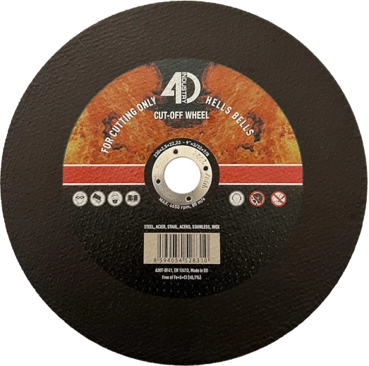 Rezni disk za čelik i inox 230 × 2,5 × 22,2 mm