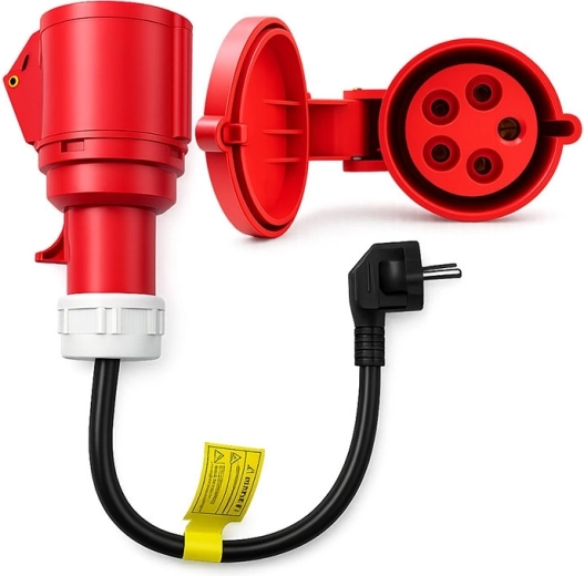 Adapter CEE 32 A 5p 400 V na Schuko 230 V za EV punjače