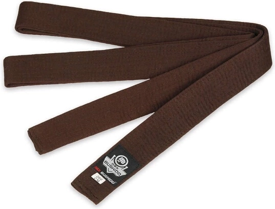 Smeđi pojas za kimono DBX BUSHIDO OBI