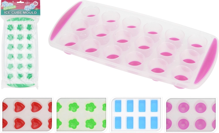 Kalupe za led s raznim oblicima od TPR-a, 24,5 × 11,7 × 2,5 cm