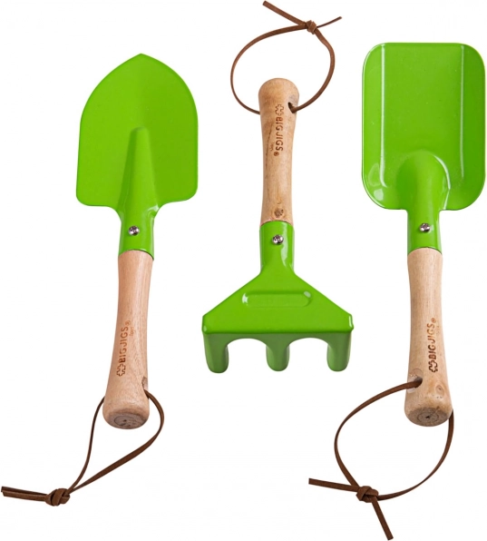 Bigjigs Toys dječji ručni vrtni alat – set od 3 komada
