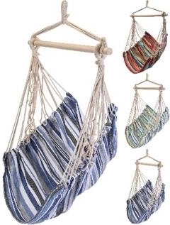 Viseća ljuljačka stolica Poly, nosivost 120 kg, mješavina boja