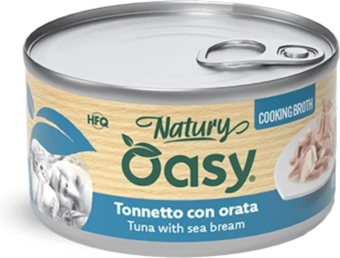 Oasy Cooking Broth – juha za mačke s tunom i oradom 85 g