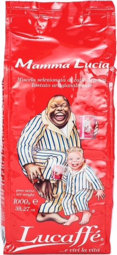 Lucaffé Mamma Lucia kava u zrnu 1 kg (40 % Arabica, 60 % Robusta)