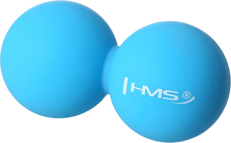 Dvostruka masažna loptica HMS za trigger točke – lacrosse ball, plava