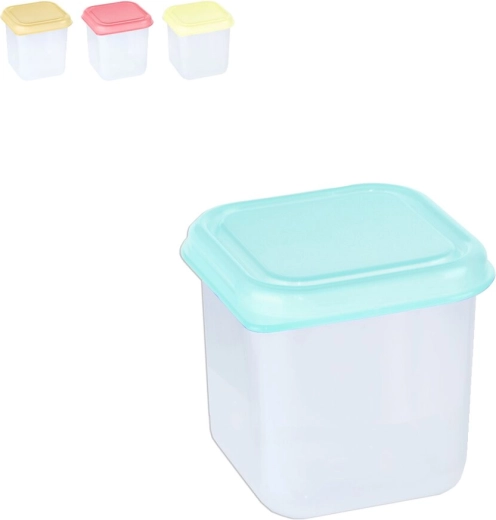 Plastična mini četvrtasta posuda 0,15 l mix