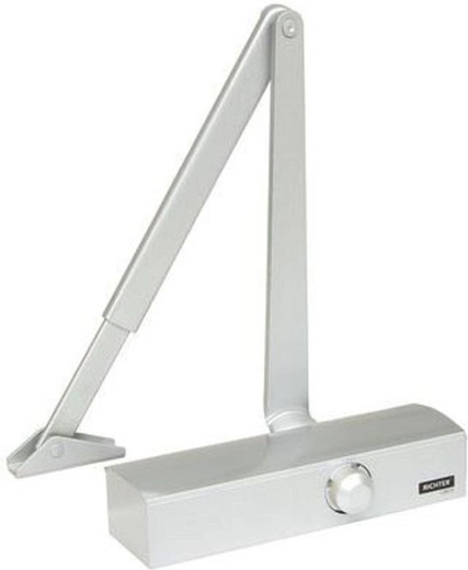 Zatvarač vrata RICHTER RZ.903 za 30–65 kg, srebrni, protupožarni