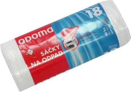 Vreće za otpad 18 l, 40 × 50 cm, 30 kom, prozirne/plave