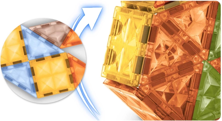 Magnetsko spajanje za stabilne 2D i 3D konstrukcije