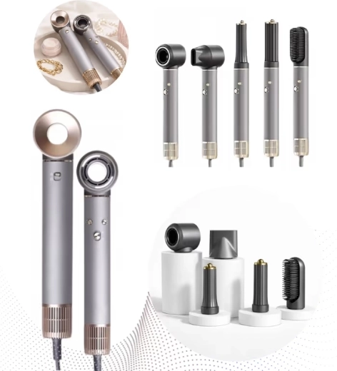 Multifunkcijski fen i styler 5-u-1 s ionizacijom i hladnim zrakom 1300 W