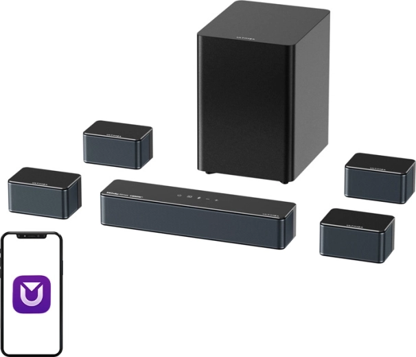 Ultimea Poseidon D80 Boom soundbar s subwooferom i 4 satelita (7.1, Dolby Atmos)