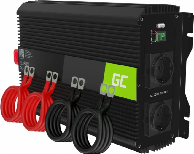 Green Cell INVGC10 automobilski pretvarač napona PRO 12V u 230V, 2000W/4000W