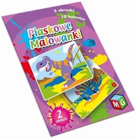 Slikanje dinosaura pijeskom