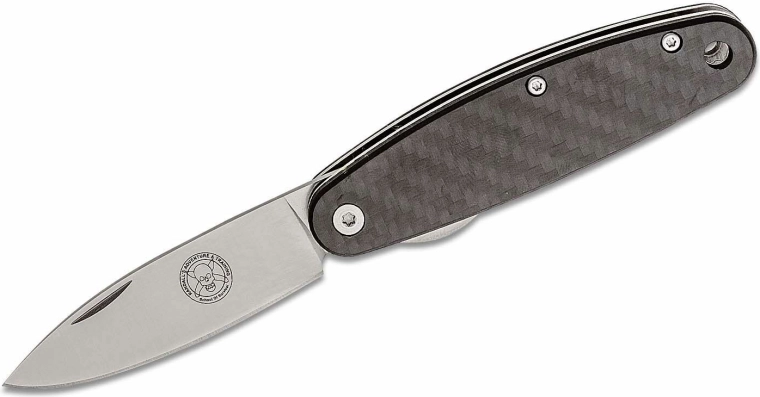 ESEE Churp Carbon sklopivi džepni nož 6,8 cm, satinirana oštrica, karbonska vlakna