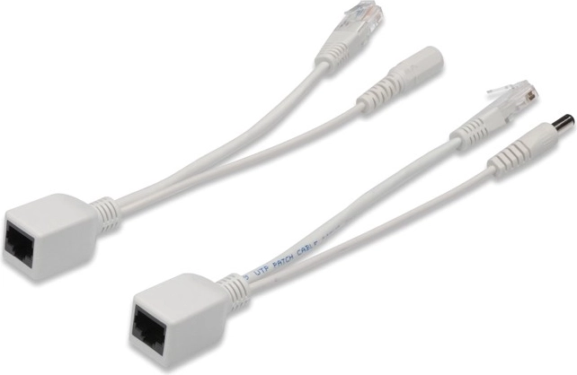 Digitus set pasivnih PoE kabela Fast Ethernet 10/100 Mb/s DC 5,5 mm/2,1 mm
