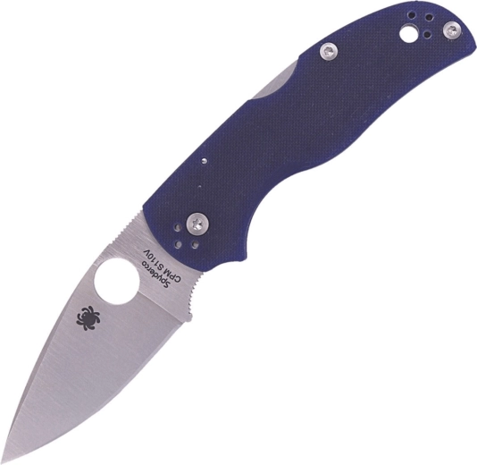 Džepni nož Spyderco Native 5 Dark Blue G10, satinirana oštrica 7,5 cm