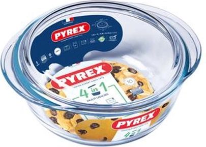 Staklena vatrostalna posuda s poklopcem PYREX 1,3 l