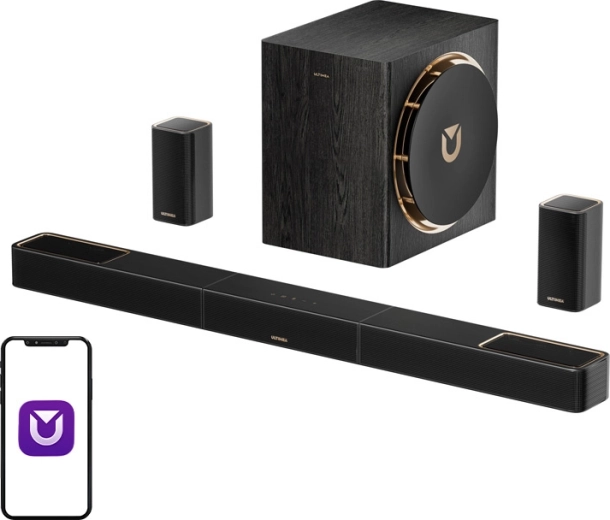 Soundbar ULTIMEA Skywave X50 s Dolby Atmos (5.1.4) i 8" subwooferom