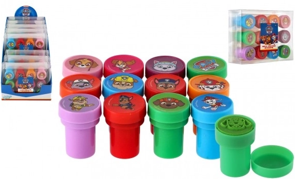 Samobojajući žigovi za djecu PAW PATROL – set 12 kom u plastičnoj kutijici