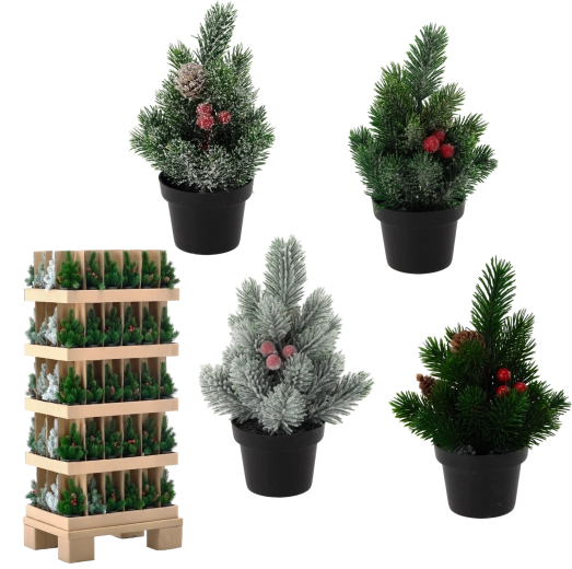 Mini božićno drvce u tegli 21 cm