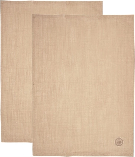 Pamučne kuhinjske krpe bež 70 × 50 cm, set 2 kom