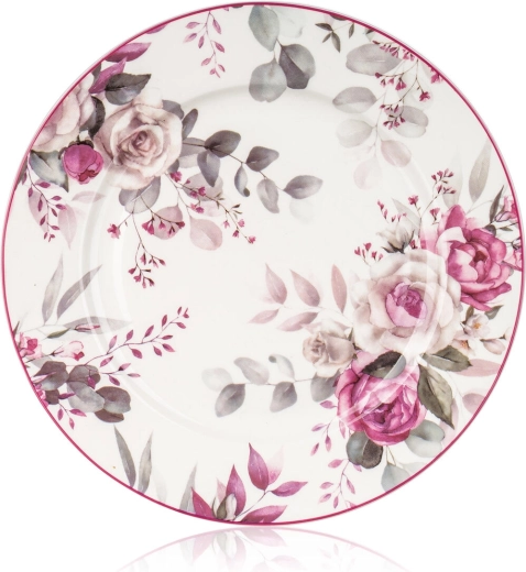 desertni tanjur rose 19,3 cm keramički