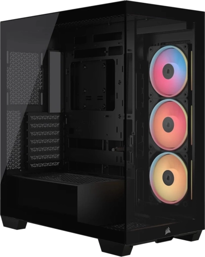 Kućište računala Mid‑Tower 3500X LXR LINK TG, crno