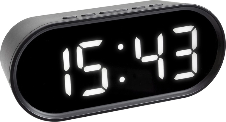 Digitalni budilica TFA s inverznim zaslonom i bijelim LED znamenkama