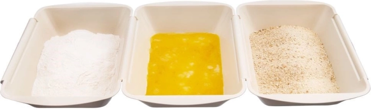 Prava veličina za brašno, jaja i krušne mrvice