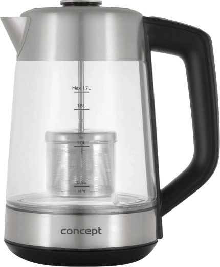Stakleni kuhalo za vodu s regulacijom temperature CONCEPT RK4190 Tea Fusion 1,7 l