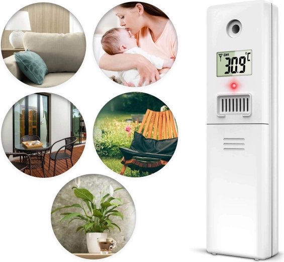 Širok raspon mjerenja temperature i vlage