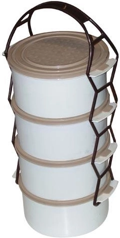Teglica za hranu 4×1,5 l od plastike