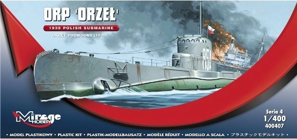 Poljska podmornica ORP Orzeł model za sastavljanje